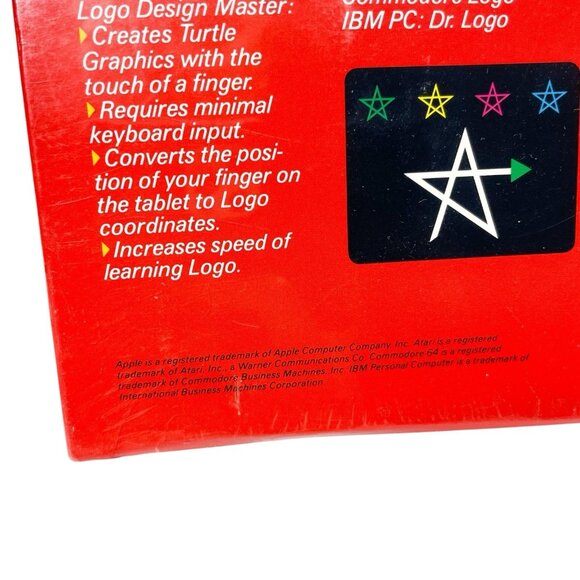 Logo Design Master by Koala Ware for Apple II, II+, IIe Computer NEW SEALED! - Picture 3 of 6